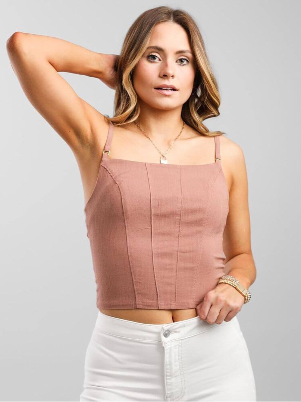 Free People Intimately Bustier Corset Tank Top Sz S